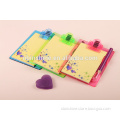 Mini notepad with pencil , plastic notepad with pen , mini stationery set